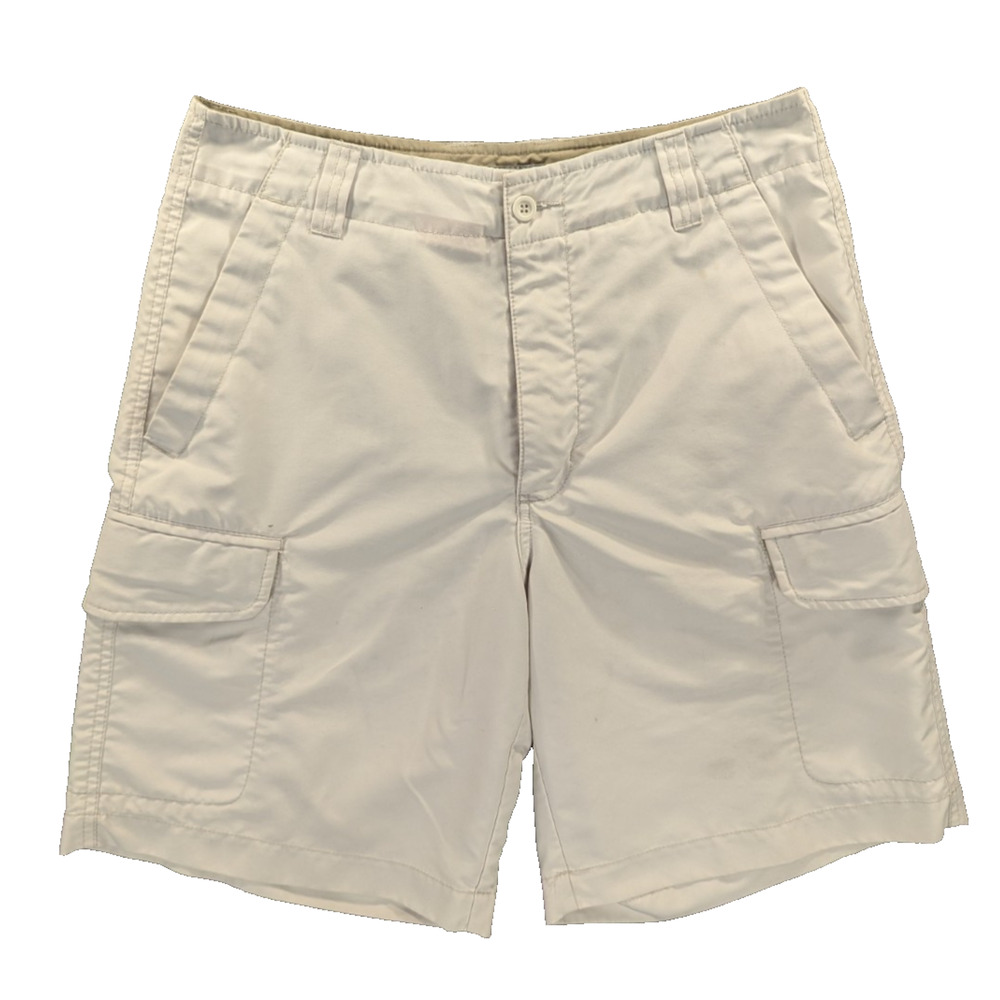 Quiksilver Edition Cargo Shorts Mens 30 Beige Quick Dry Y2K Surf Skate VTG